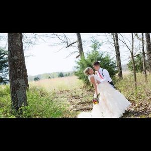 Blush Pink Wedding Dress
